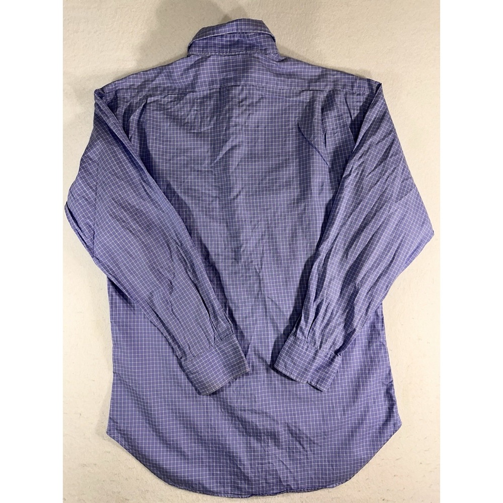 Polo Ralph Lauren Philip Dress Shirt Mens 16.5 32/33 Blue Check Non-Iron - Picture 11 of 11